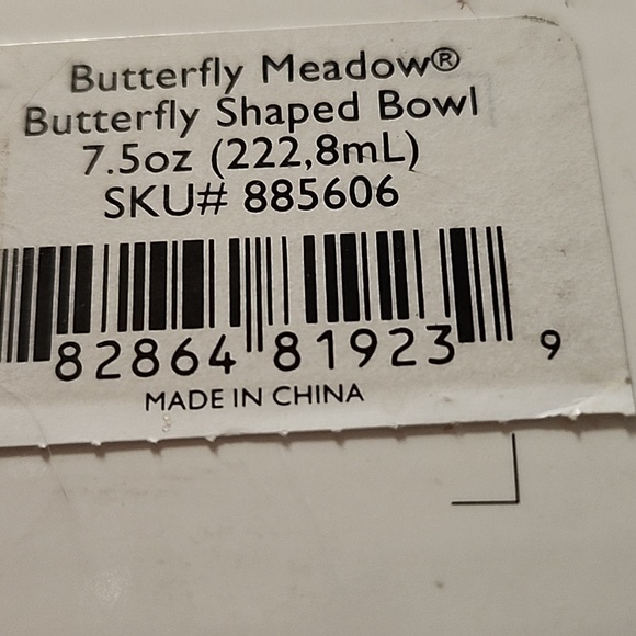 New Lenox Butterfly Meadow - Butterfly Shaped Bowl 🦋 - Picture 4 of 9